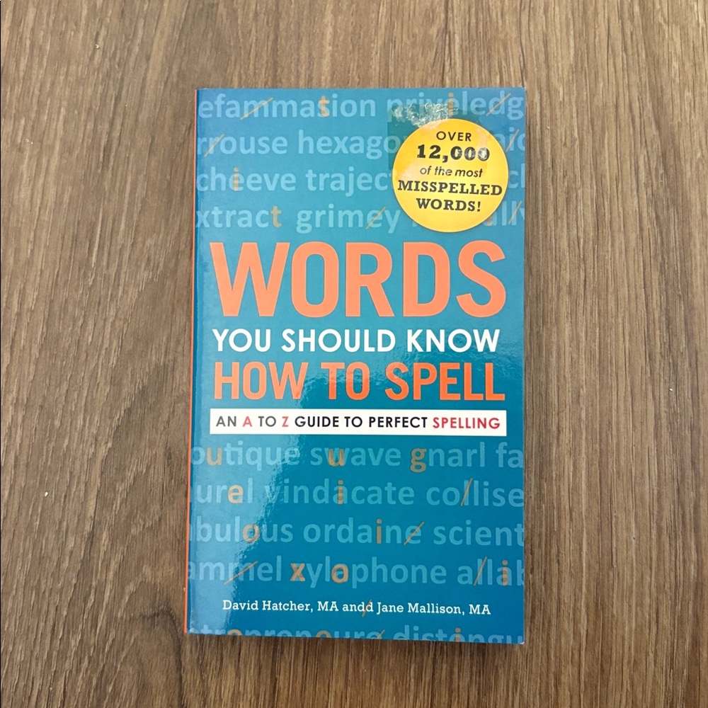 🥭 (4 for $15) Words You Should Know How to Spell Book